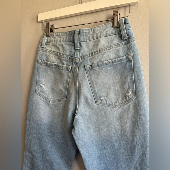 Flying Monkey distressed denim Cotton Jeans Womens NWOT F4148 Size 24 - Picture 8 of 9